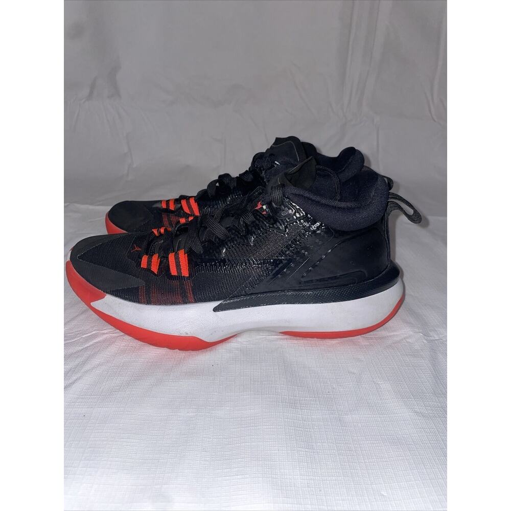 Kids Black and Red Athletic Sneakers
